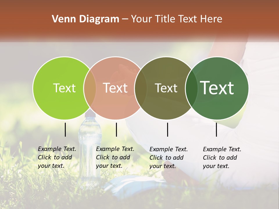 Contemplation Outdoors Back PowerPoint Template