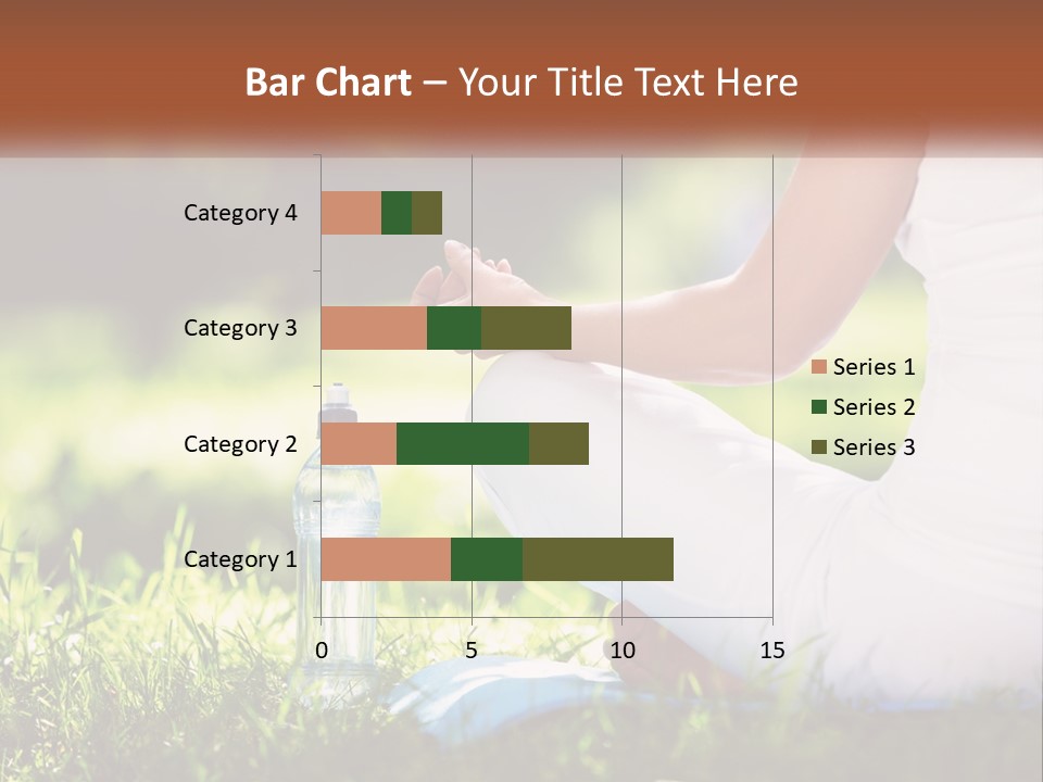 Contemplation Outdoors Back PowerPoint Template