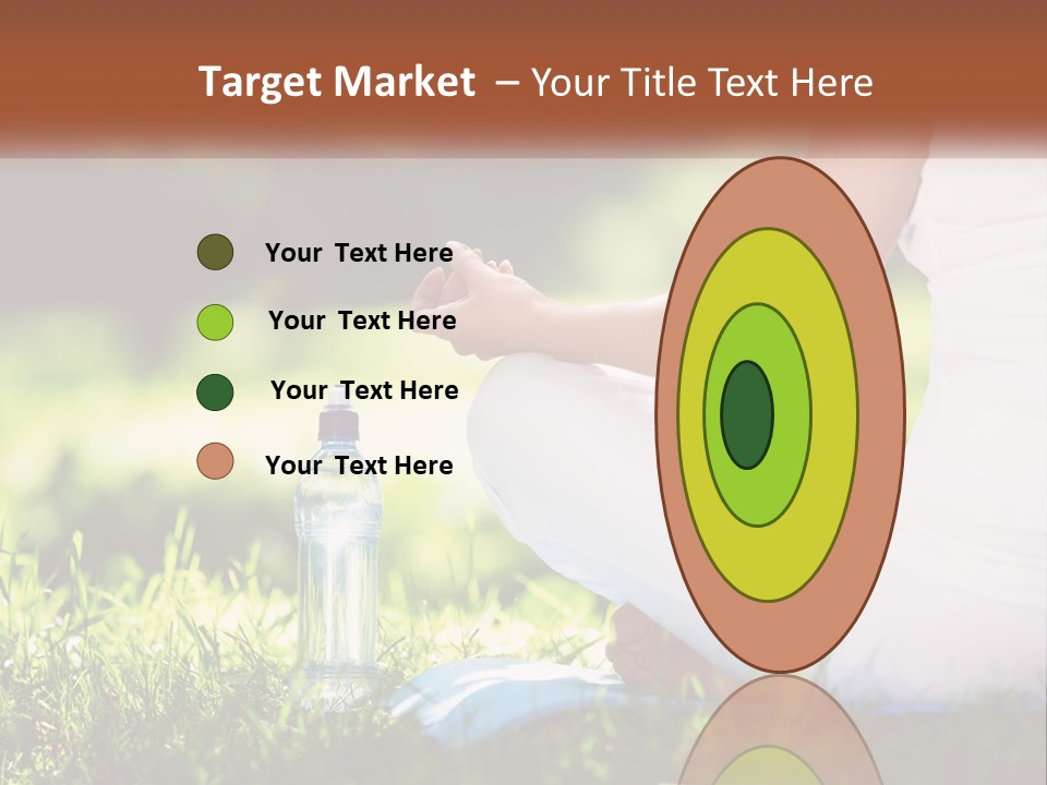 Contemplation Outdoors Back PowerPoint Template