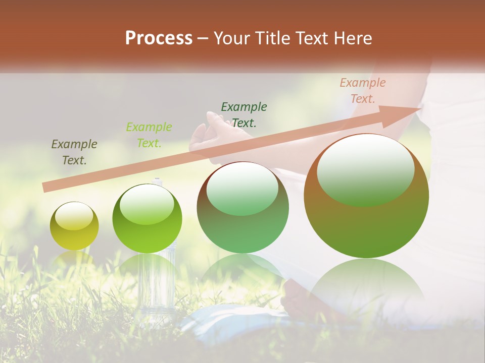 Contemplation Outdoors Back PowerPoint Template