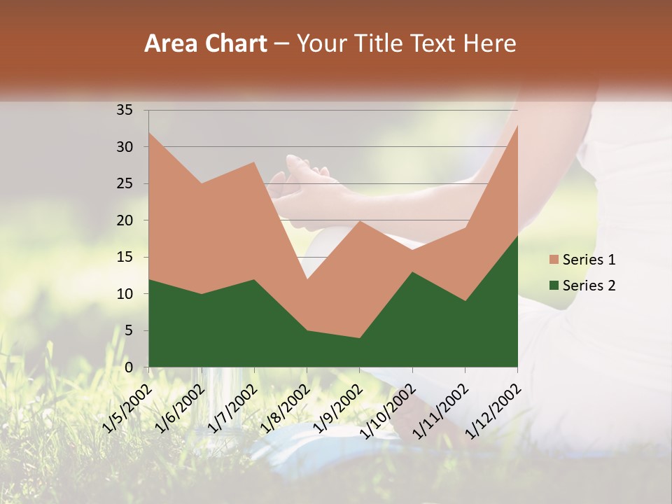 Contemplation Outdoors Back PowerPoint Template