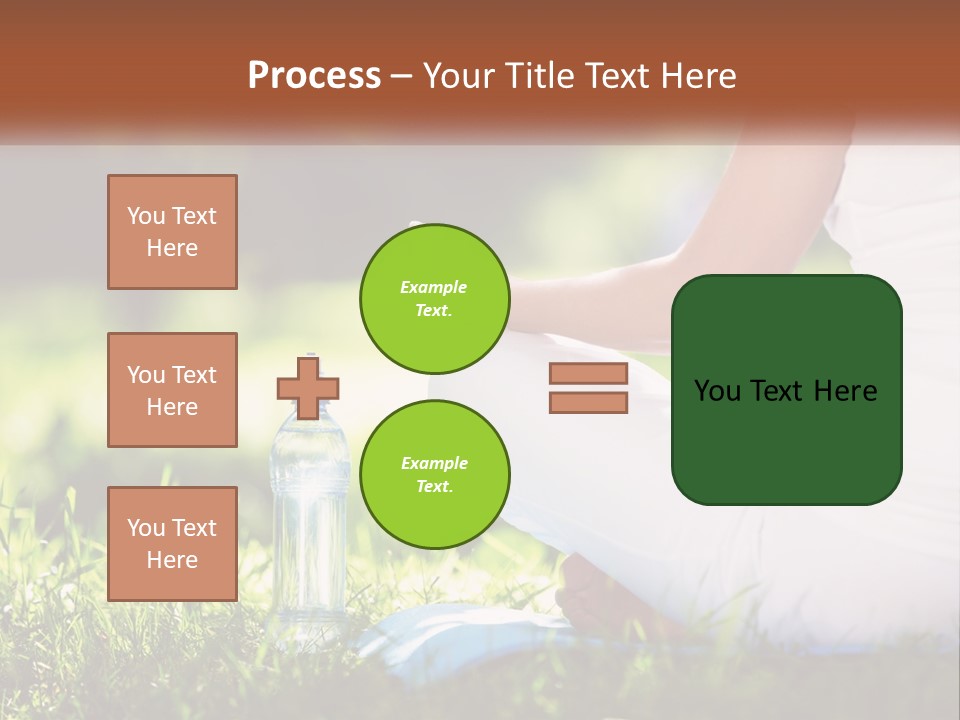 Contemplation Outdoors Back PowerPoint Template