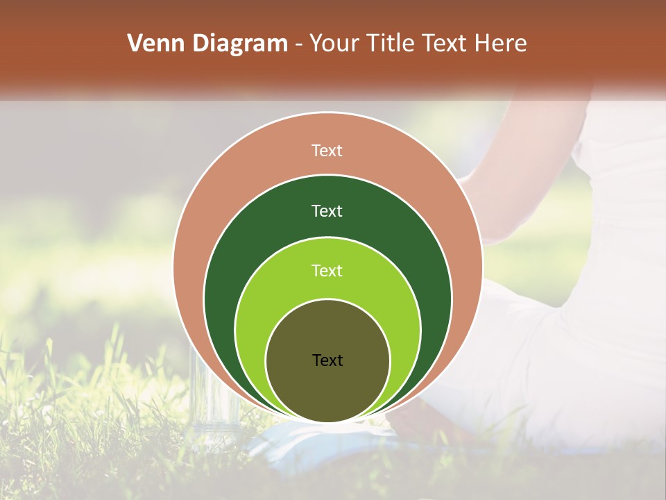 Contemplation Outdoors Back PowerPoint Template
