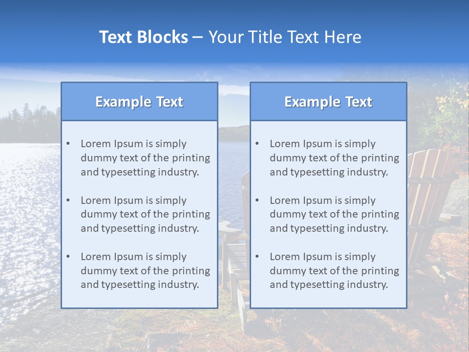 Tree Nature Rock PowerPoint Template