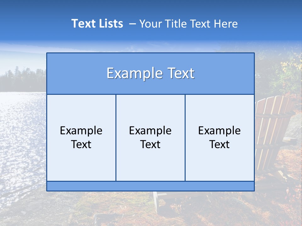 Tree Nature Rock PowerPoint Template