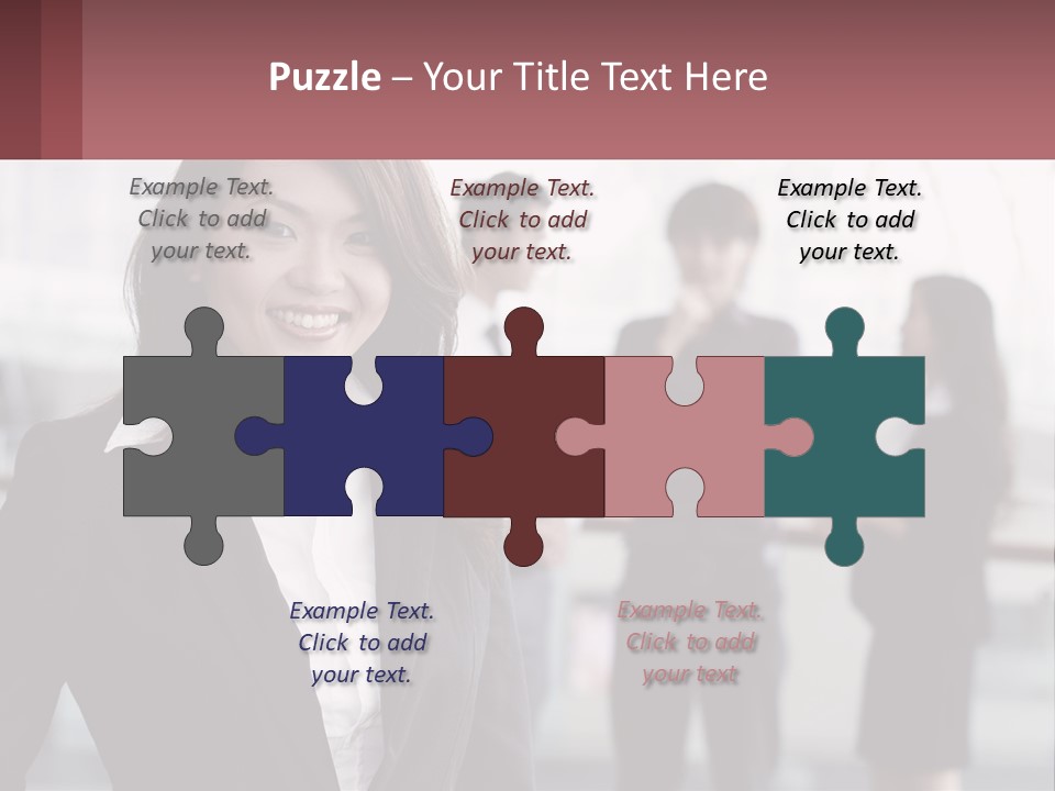 Workplace Confident Executive PowerPoint Template