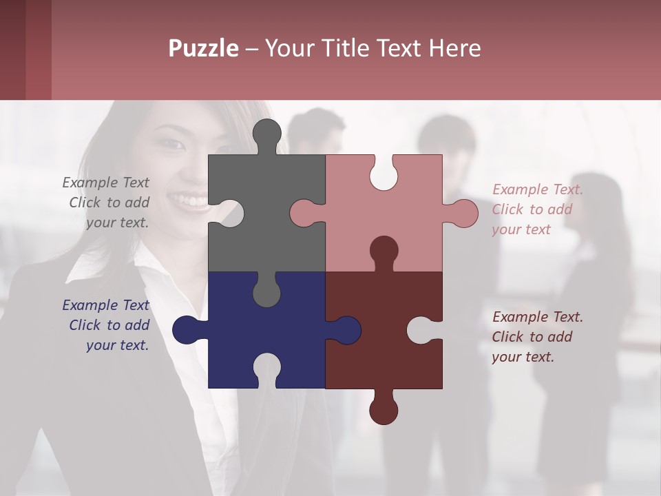 Workplace Confident Executive PowerPoint Template