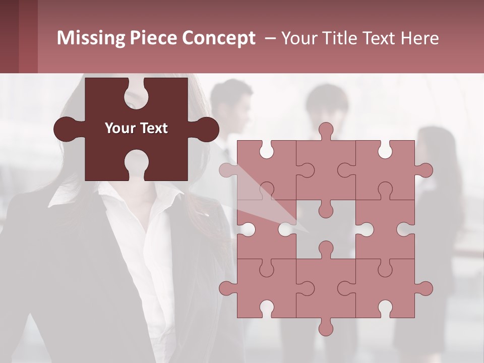 Workplace Confident Executive PowerPoint Template