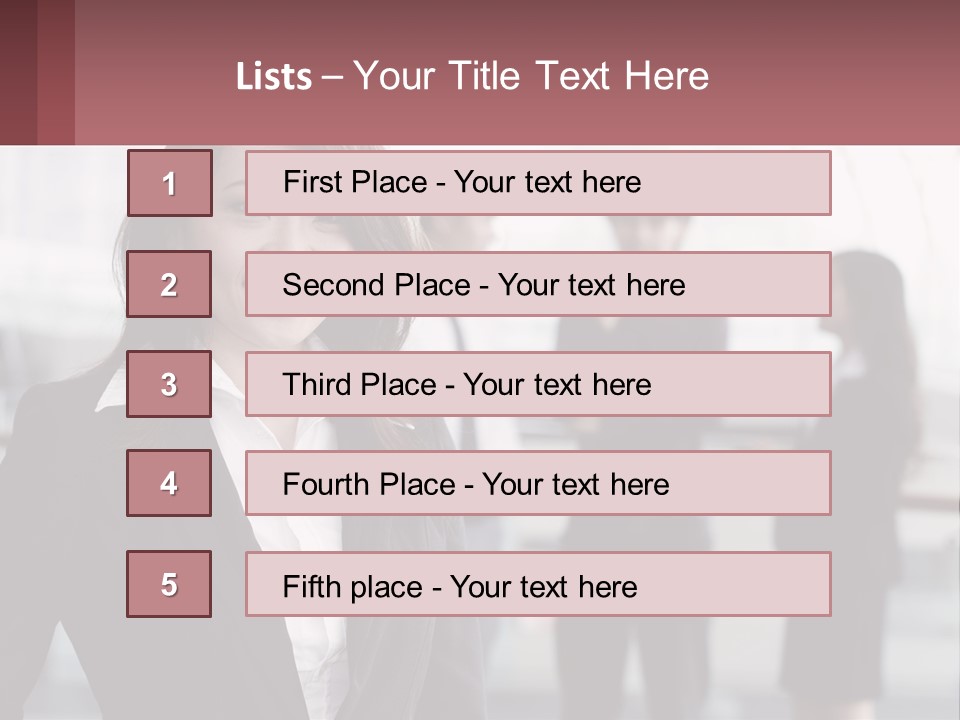Workplace Confident Executive PowerPoint Template