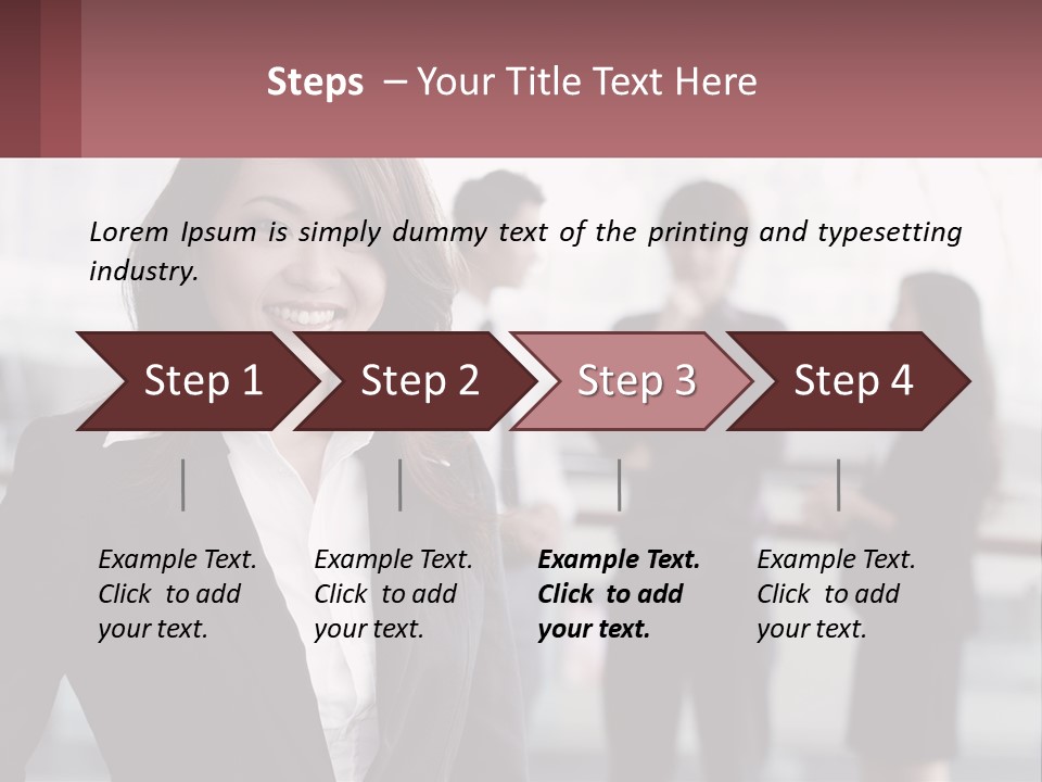 Workplace Confident Executive PowerPoint Template