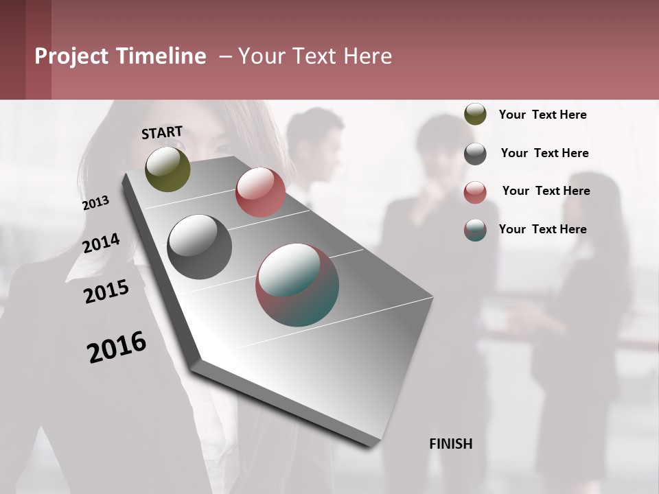 Workplace Confident Executive PowerPoint Template