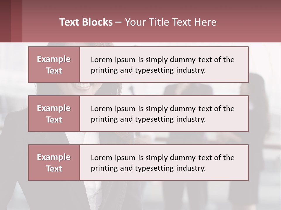 Workplace Confident Executive PowerPoint Template