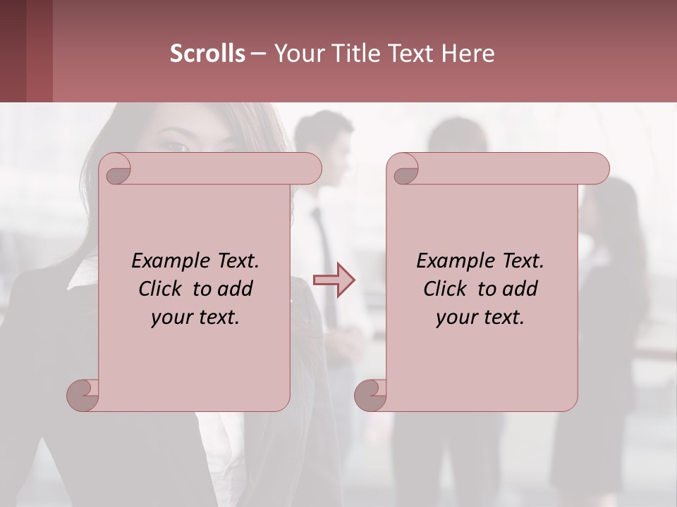 Workplace Confident Executive PowerPoint Template