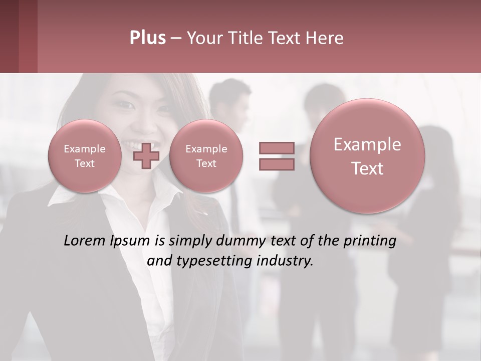 Workplace Confident Executive PowerPoint Template