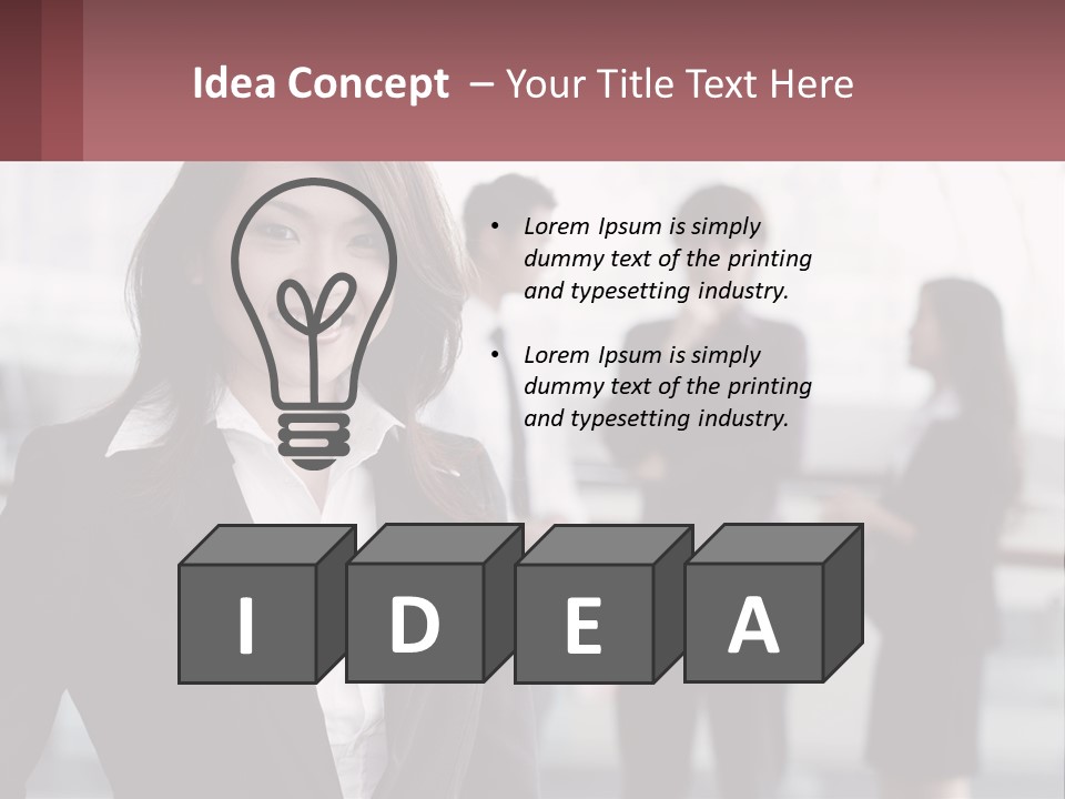 Workplace Confident Executive PowerPoint Template