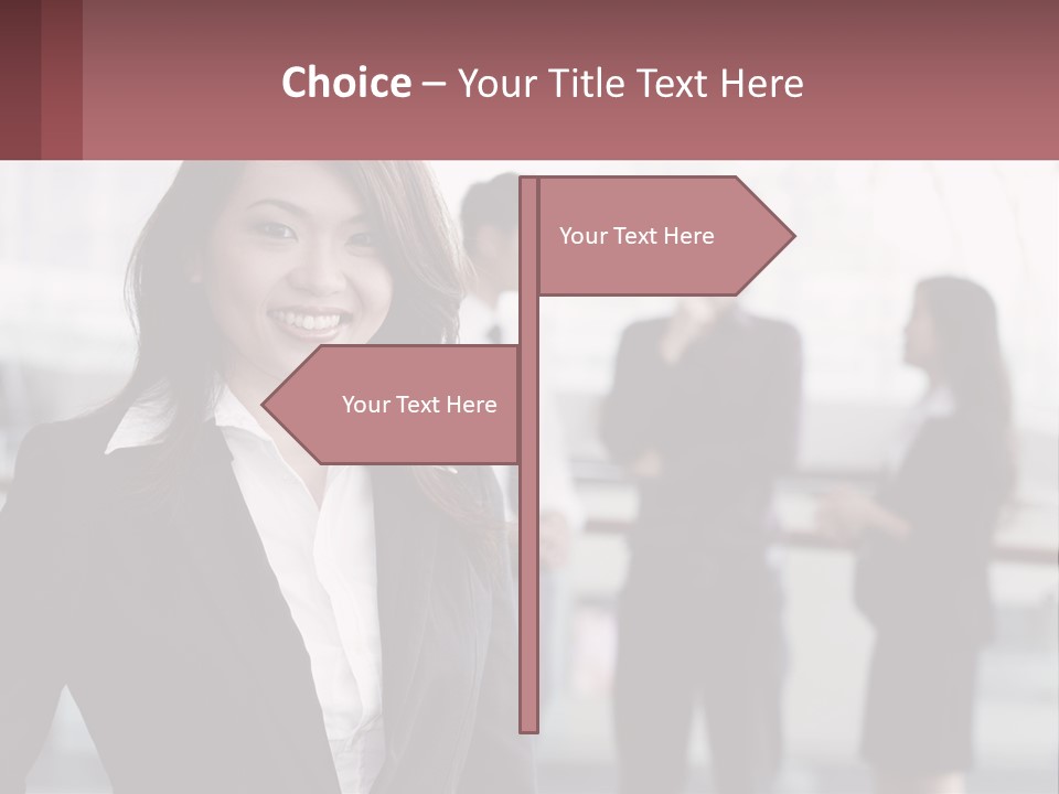 Workplace Confident Executive PowerPoint Template