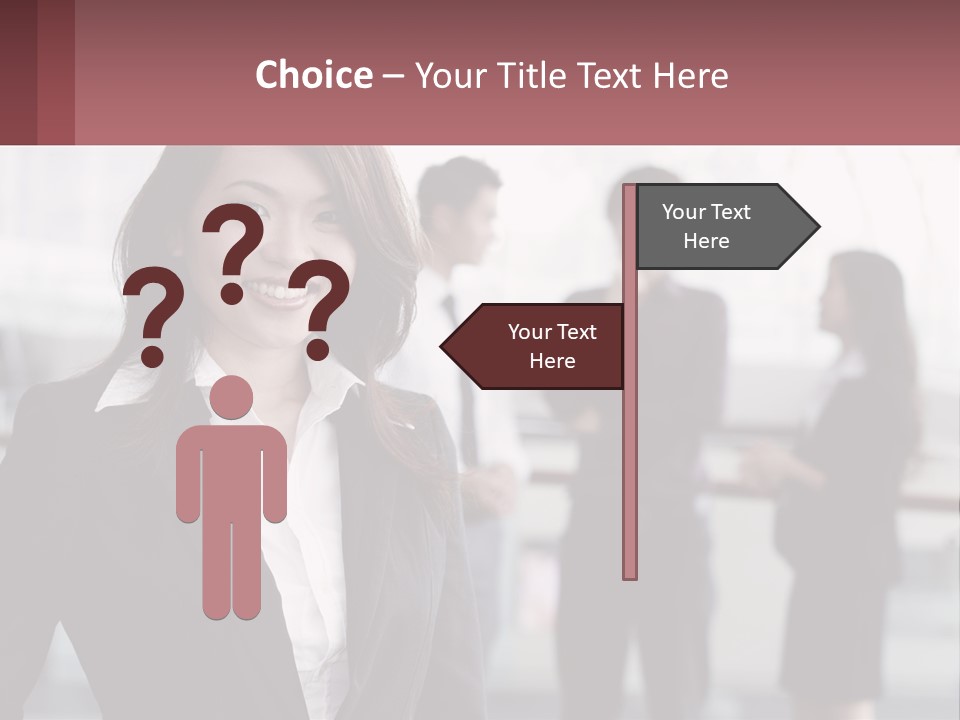 Workplace Confident Executive PowerPoint Template