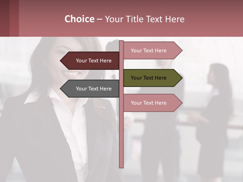 Workplace Confident Executive PowerPoint Template