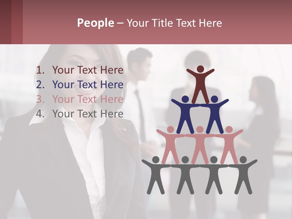 Workplace Confident Executive PowerPoint Template