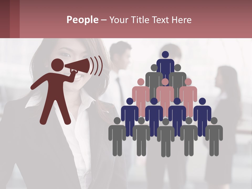 Workplace Confident Executive PowerPoint Template