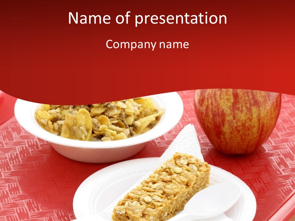 Corn Grain Food PowerPoint Template