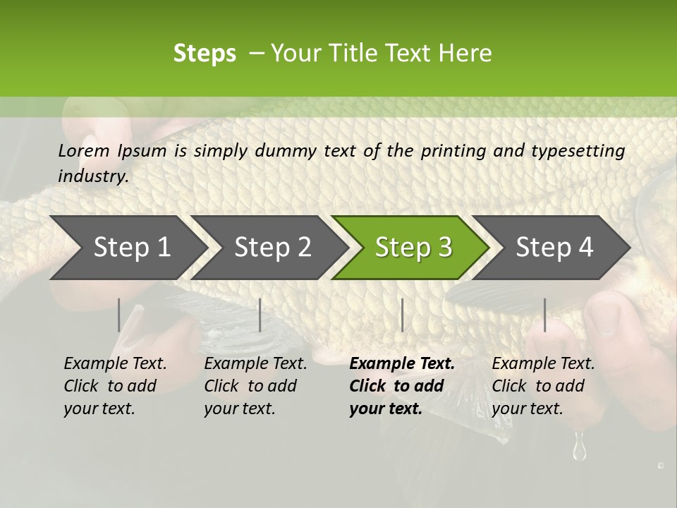 Harvesting Bream Production PowerPoint Template