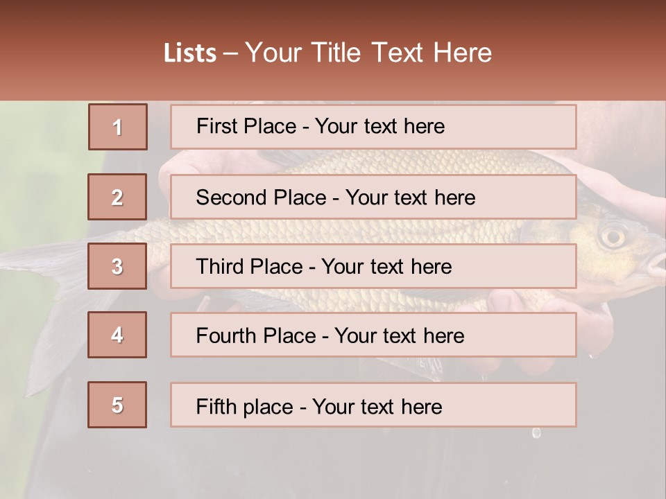 Freshwater Aquaculture Cloudy PowerPoint Template