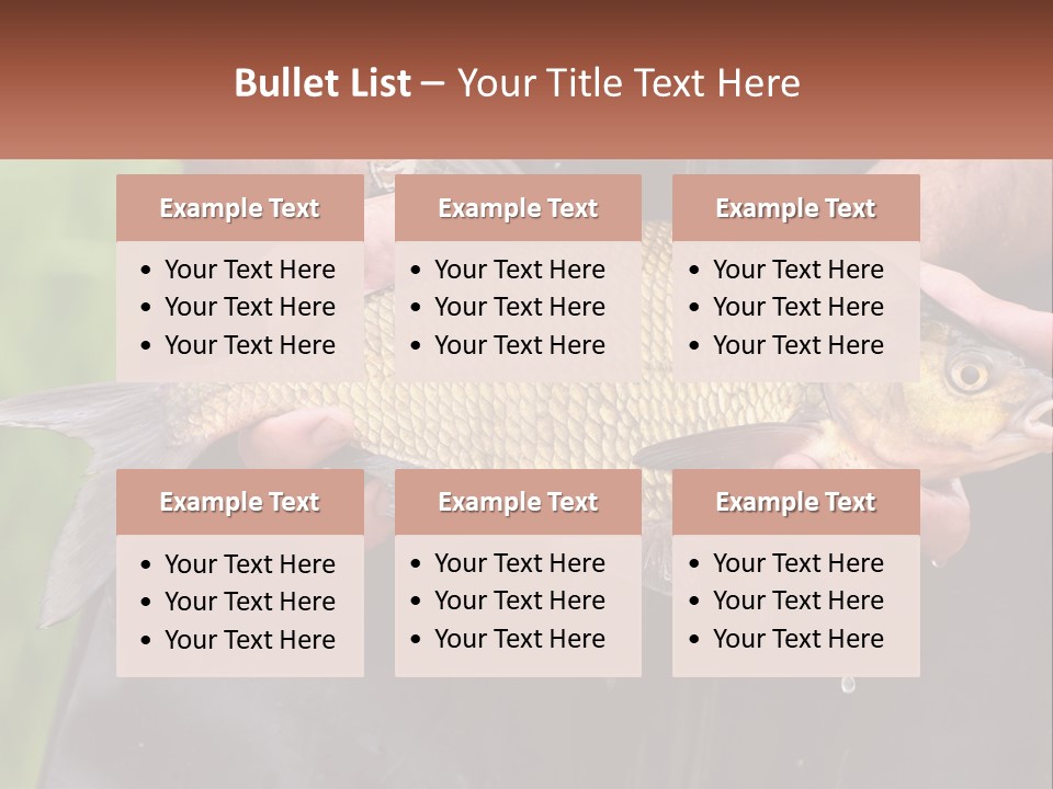 Freshwater Aquaculture Cloudy PowerPoint Template