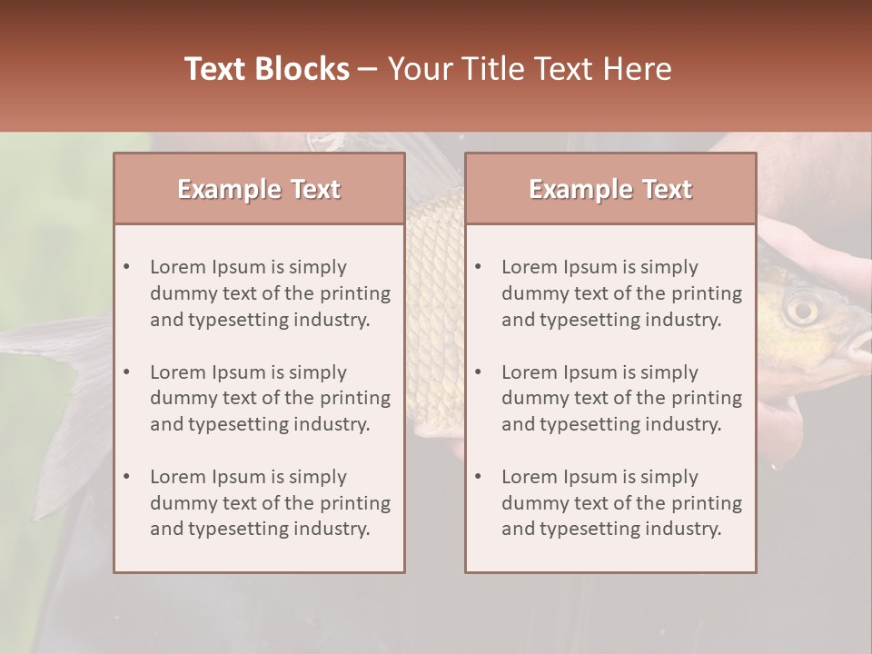 Freshwater Aquaculture Cloudy PowerPoint Template