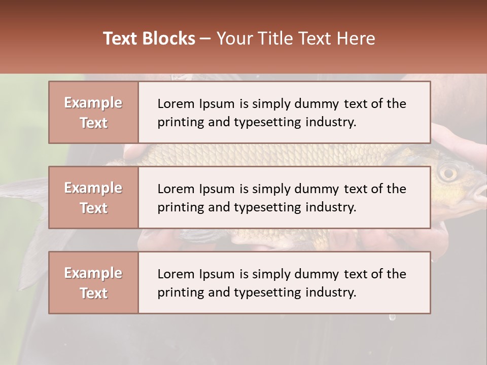 Freshwater Aquaculture Cloudy PowerPoint Template