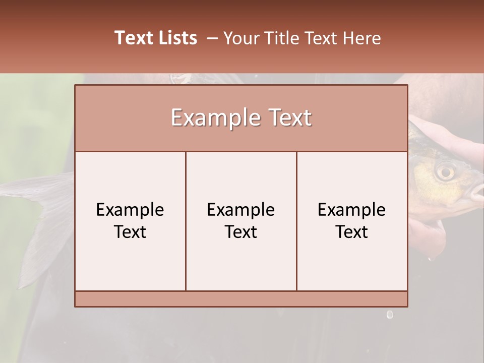 Freshwater Aquaculture Cloudy PowerPoint Template