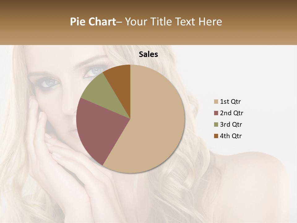 Horizontal Elegance Closeup PowerPoint Template