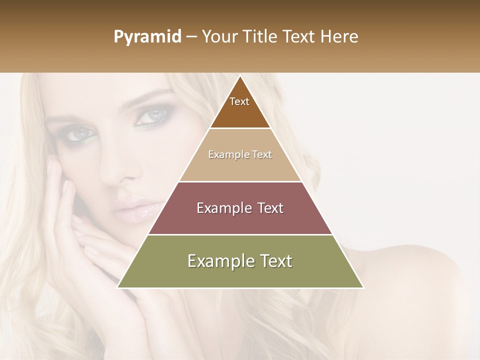 Horizontal Elegance Closeup PowerPoint Template