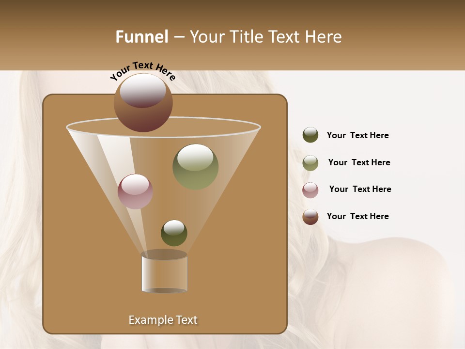 Horizontal Elegance Closeup PowerPoint Template