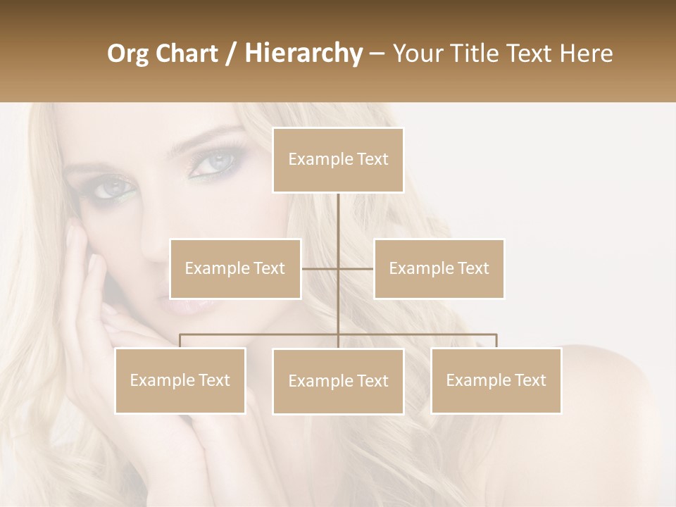 Horizontal Elegance Closeup PowerPoint Template