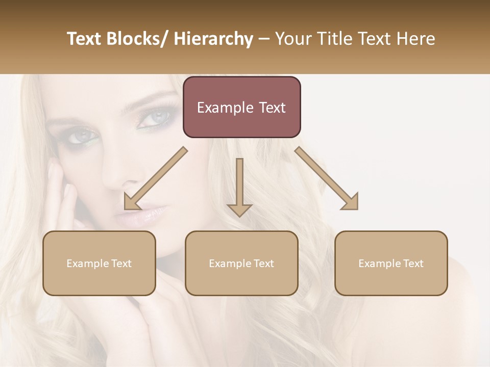 Horizontal Elegance Closeup PowerPoint Template