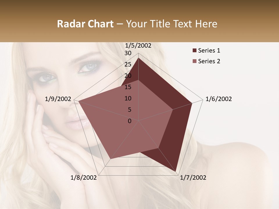 Horizontal Elegance Closeup PowerPoint Template