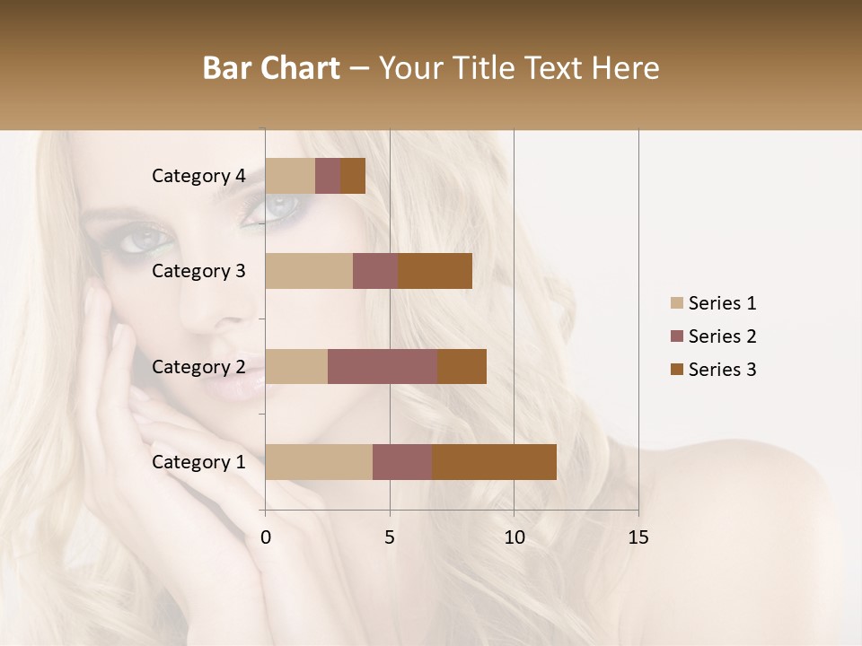 Horizontal Elegance Closeup PowerPoint Template