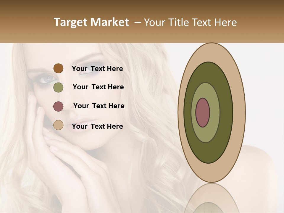 Horizontal Elegance Closeup PowerPoint Template