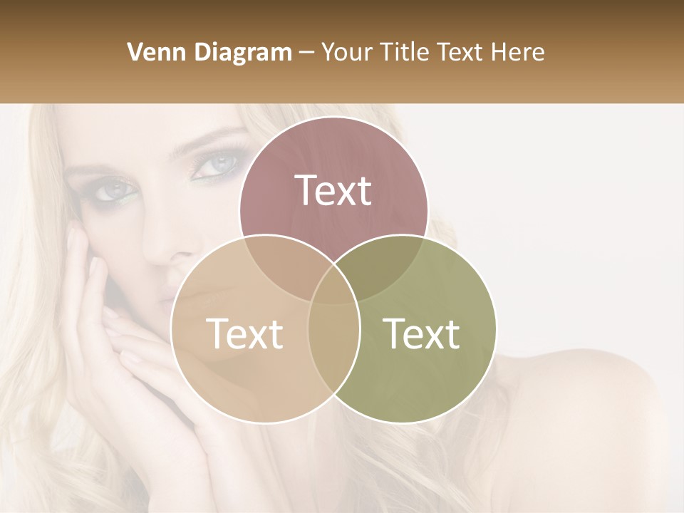 Horizontal Elegance Closeup PowerPoint Template