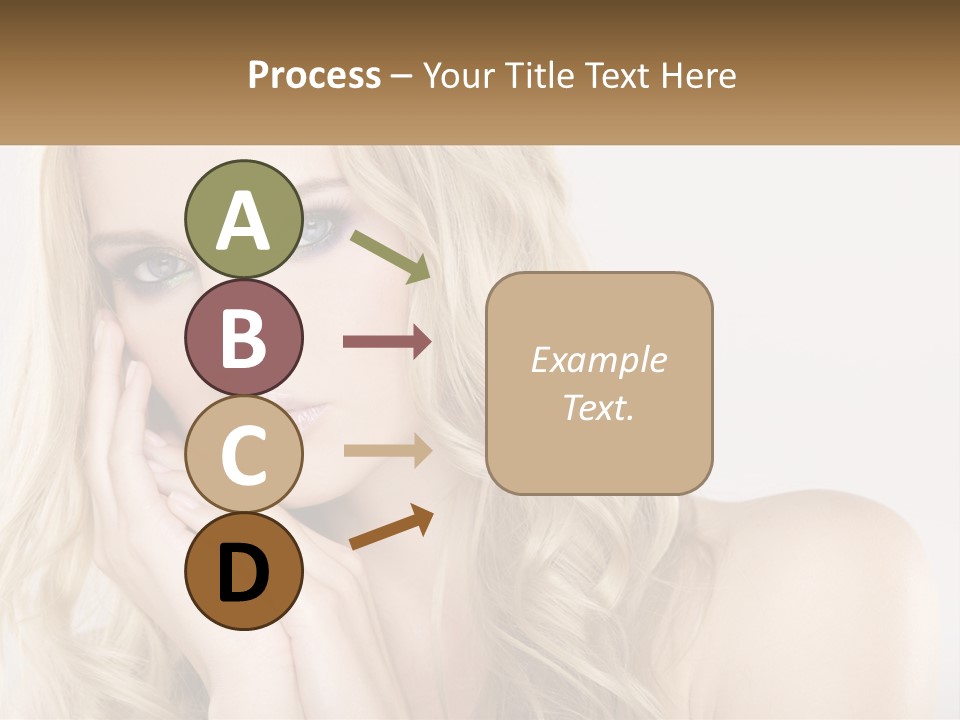 Horizontal Elegance Closeup PowerPoint Template
