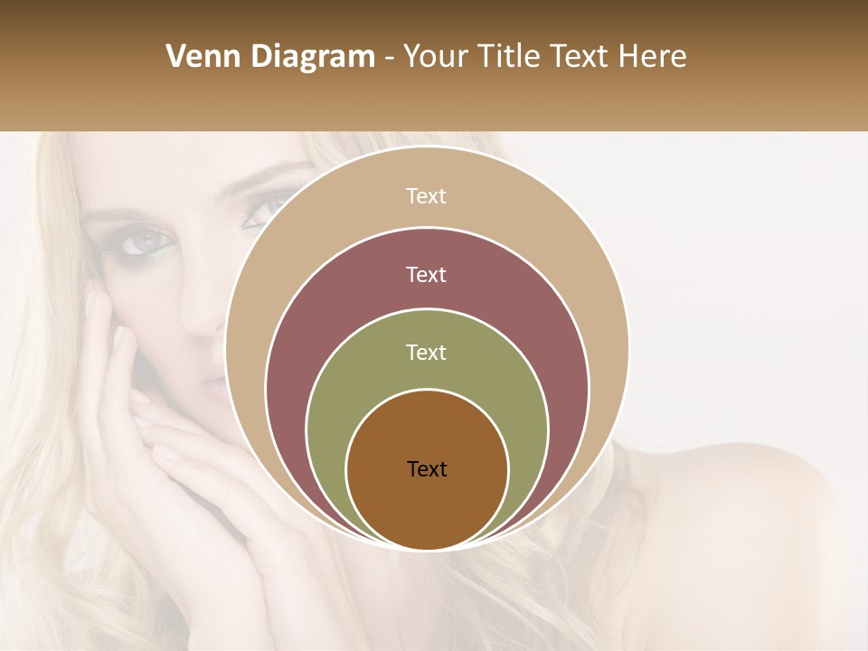 Horizontal Elegance Closeup PowerPoint Template