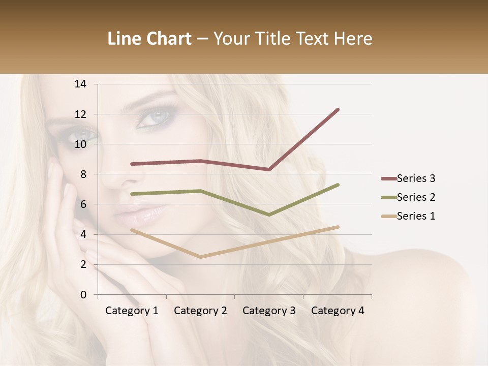 Horizontal Elegance Closeup PowerPoint Template