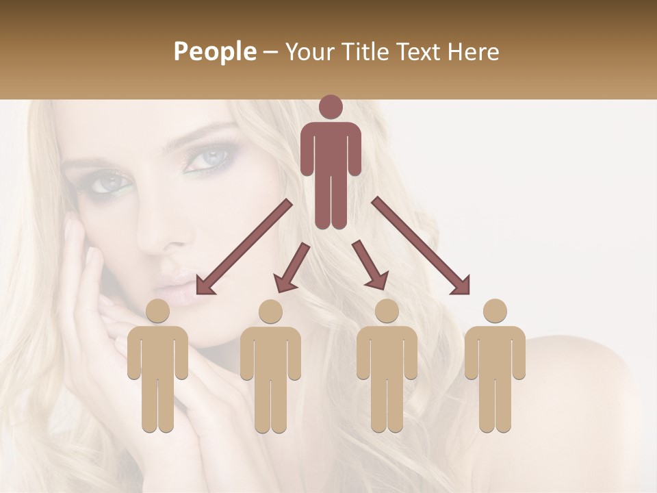 Horizontal Elegance Closeup PowerPoint Template