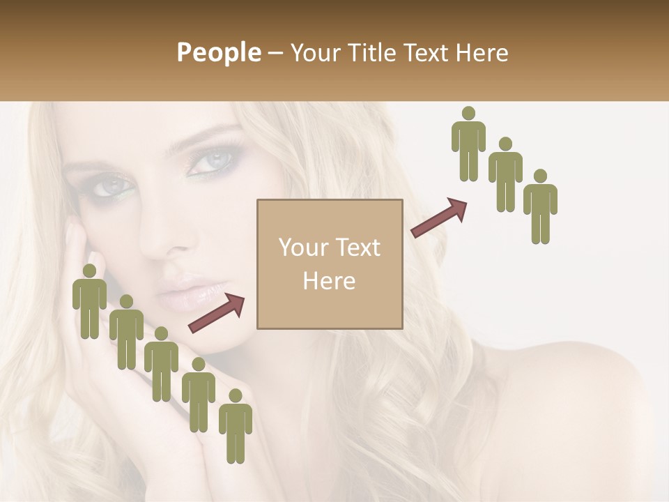 Horizontal Elegance Closeup PowerPoint Template