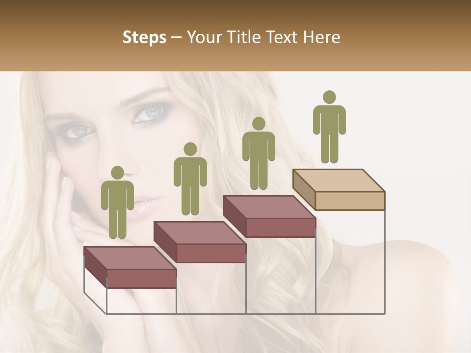 Horizontal Elegance Closeup PowerPoint Template
