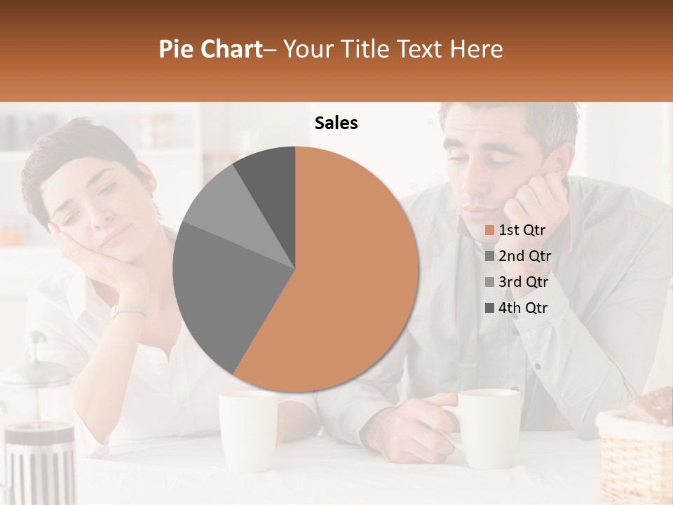 Caucasian Appearance Interior Tired PowerPoint Template