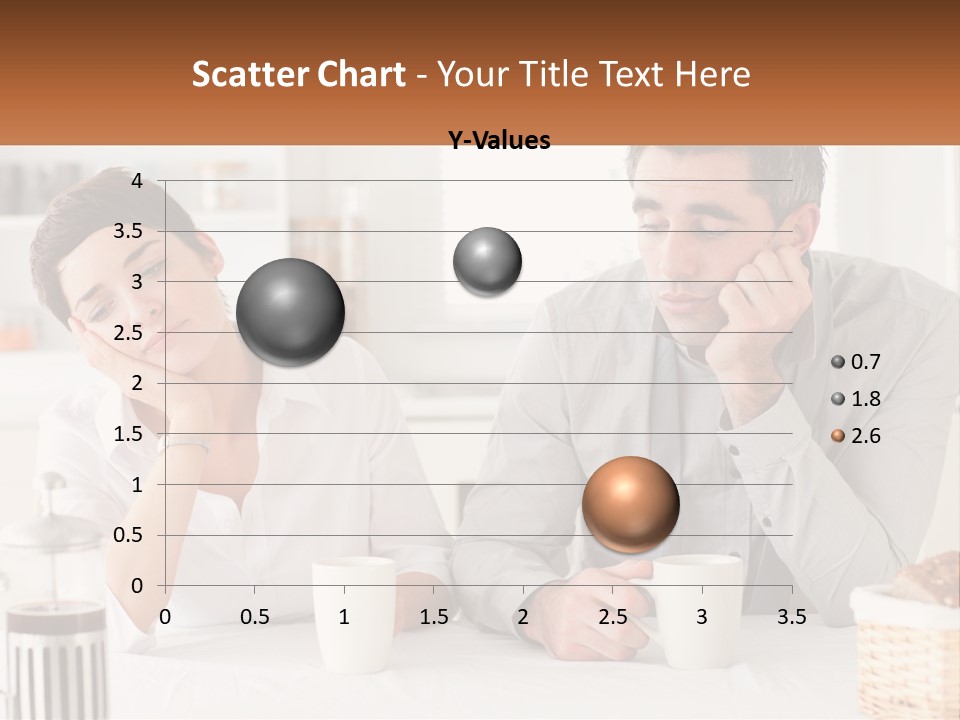 Caucasian Appearance Interior Tired PowerPoint Template