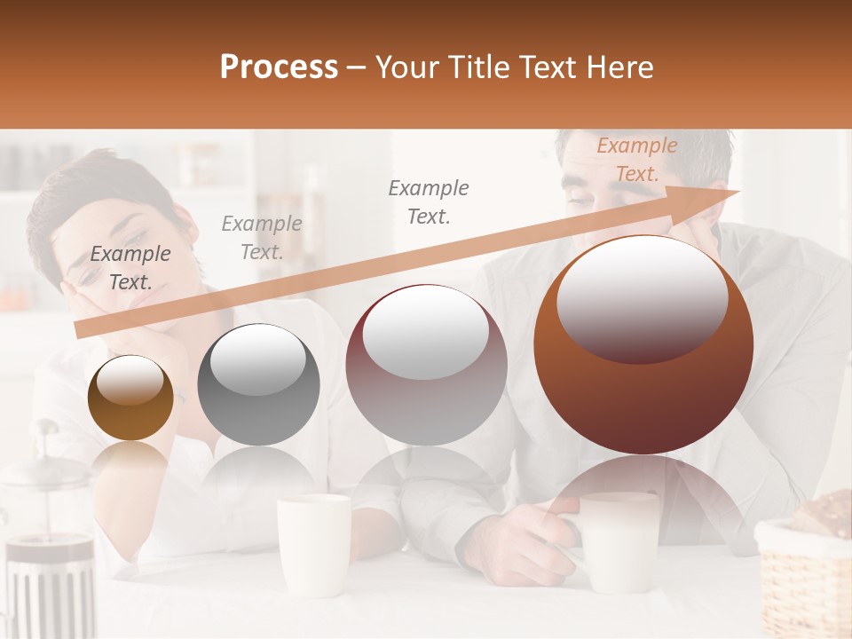 Caucasian Appearance Interior Tired PowerPoint Template