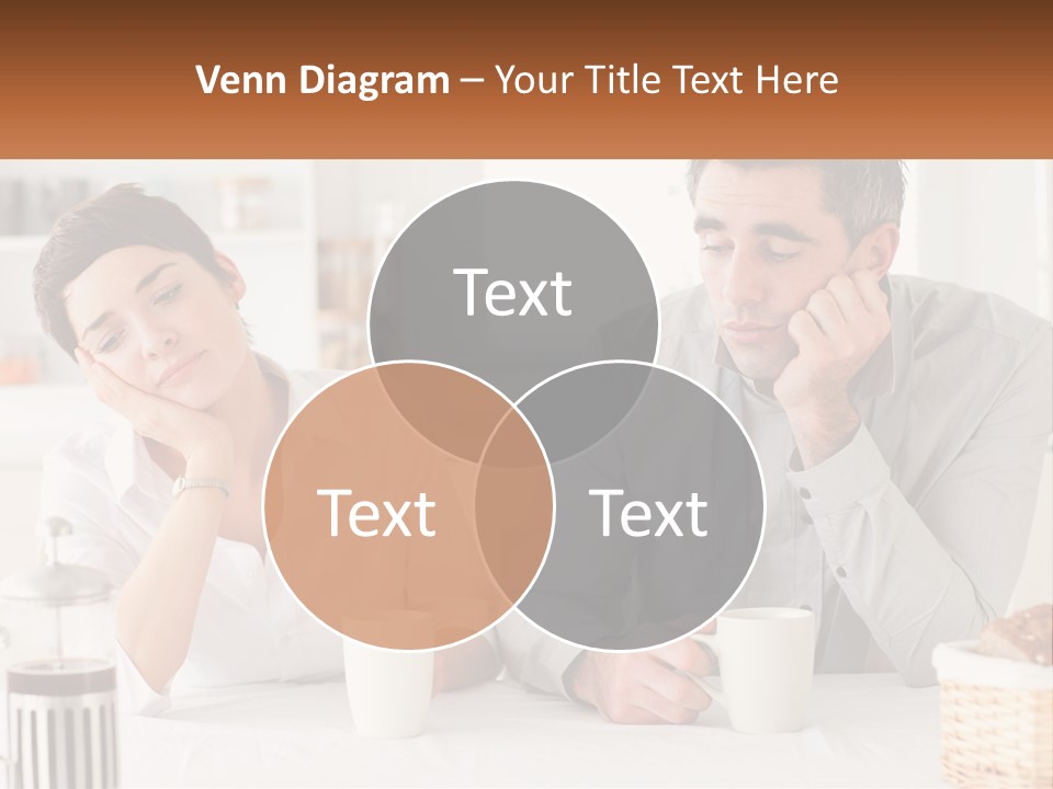 Caucasian Appearance Interior Tired PowerPoint Template